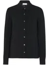 Rosetta Getty Fitted Cotton Shirt In Black