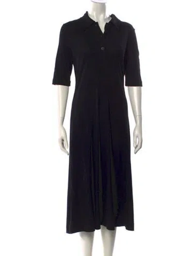 Pre-owned Rosetta Getty Midi Length Dress In Black