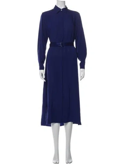 Pre-owned Rosetta Getty Midi Length Dress In Blue