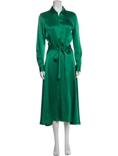 Pre-owned Rosetta Getty Midi Length Dress In Green