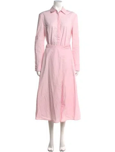 Pre-owned Rosetta Getty Midi Length Dress In Pink