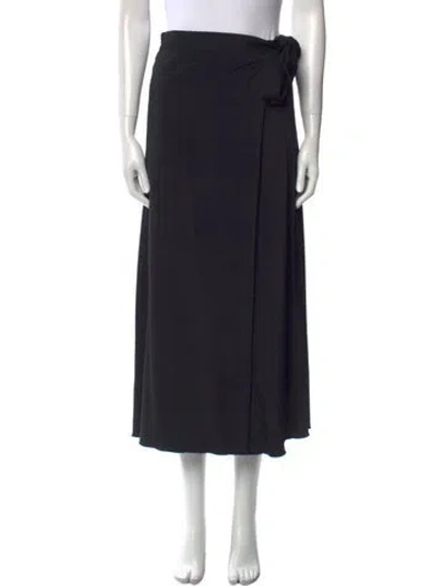 Pre-owned Rosetta Getty Midi Length Skirt In Blue