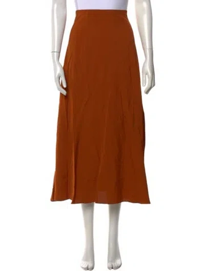 Pre-owned Rosetta Getty Midi Length Skirt In Neutrals