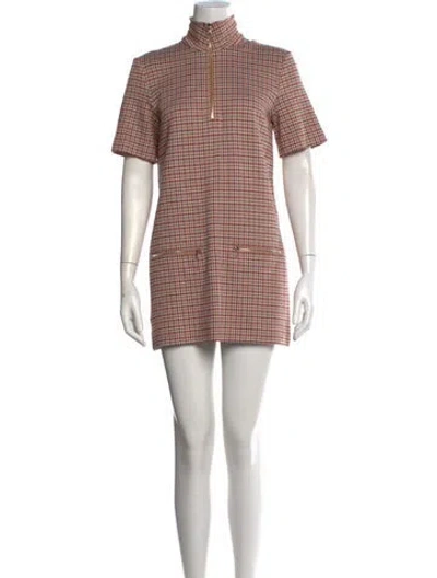 Pre-owned Rosetta Getty Nylon Mini Dress In Neutral
