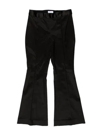 Pre-owned Rosetta Getty Nylon Wide Leg Pants In Black