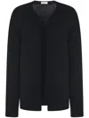 Rosetta Getty Open-front Cardigan In Black