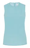 Rosetta Getty Crew-neck Tank Top In Blue