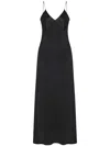 Rosetta Getty Panelled Bias Slip Dress In Black