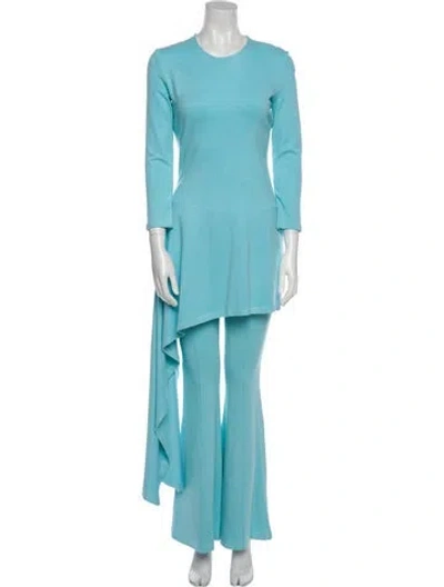 Pre-owned Rosetta Getty Pant Set In Blue