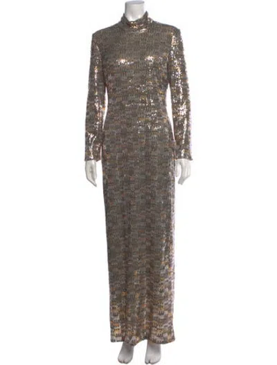 Pre-owned Rosetta Getty Patterned Long Dress In Multicolor