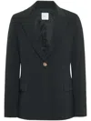 Rosetta Getty Peak-lapels Blazer In Black