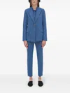 Rosetta Getty Peak-lapels Blazer In Blue