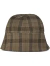 Rosetta Getty Plaid Bucket Hat In Brown