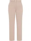 Rosetta Getty Plaid-pattern Skinny Trousers In Neutrals