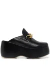 Rosetta Getty Platform Clog Loafers In Black