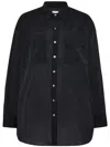 Rosetta Getty Pointed-collar Button-up Shirt In Black