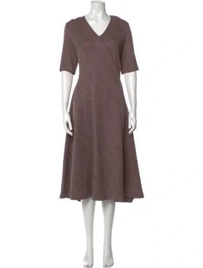 Pre-owned Rosetta Getty Polka Dot Print Long Dress W/ Tags In Black