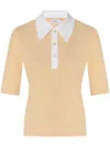 Rosetta Getty Polo T-shirt In Yellow