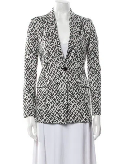 Pre-owned Rosetta Getty Printed Blazer W/ Tags In Multi
