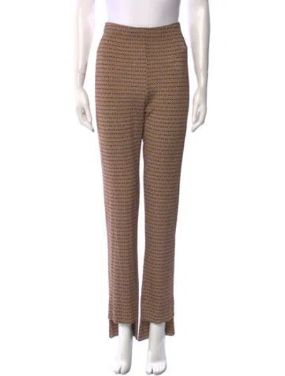 Pre-owned Rosetta Getty Printed Straight Leg Pants In Multi