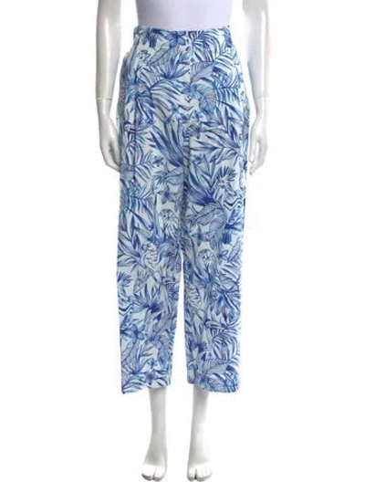 Pre-owned Rosetta Getty Printed Wide Leg Pants W/ Tags In Multi