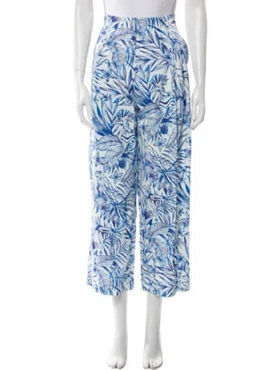 Pre-owned Rosetta Getty Printed Wide Leg Pants W/ Tags In Multi