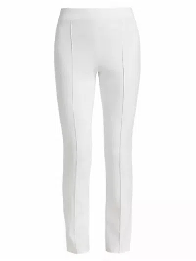 Rosetta Getty Pull On Cropped Slim Pants In White