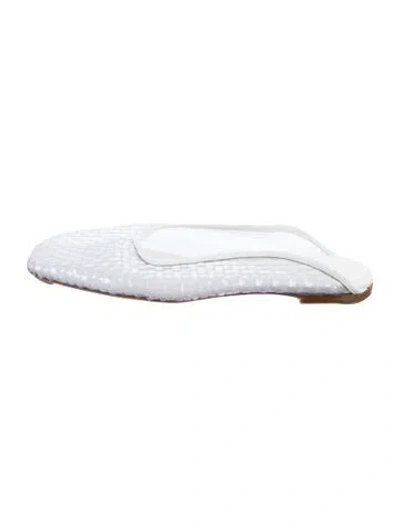Pre-owned Rosetta Getty Pvc Mules In Transparent