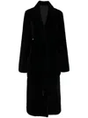 Rosetta Getty Wendbarer Mantel Aus Shearling In Black