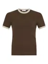 Rosetta Getty Rib-knit T-shirt