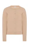 Rosetta Getty Ribbed-knit Cardigan In Neutral