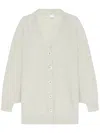 Rosetta Getty Ribbed Panelled Cardigan In Neutrals
