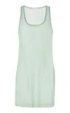 Rosetta Getty Ribbed Tank Top In Green