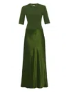 Rosetta Getty Cotton Jersey T-shirt Dress In Green