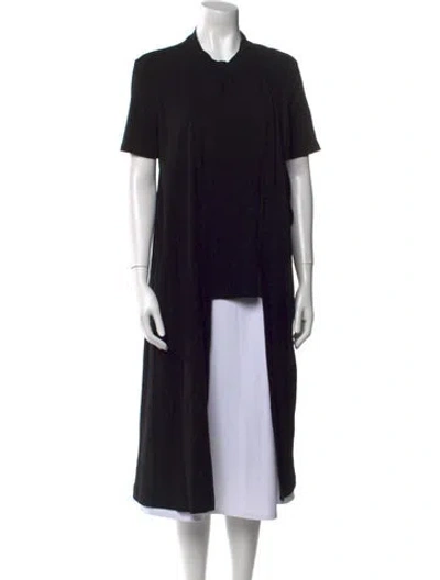 Pre-owned Rosetta Getty Short Sleeve Tunic In Black