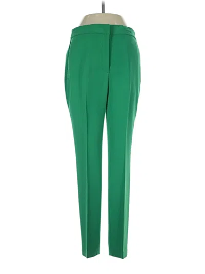 Pre-owned Rosetta Getty Silk Pants In Green