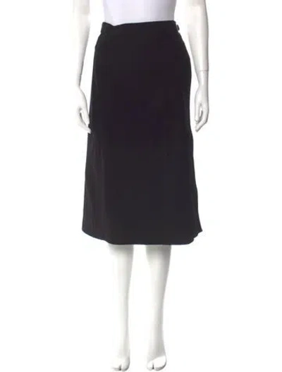 Pre-owned Rosetta Getty Skirt In Black