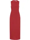 Rosetta Getty Sleeveless Dress In Red