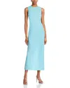 Rosetta Getty Sleeveless Sheath Dress In Aqua