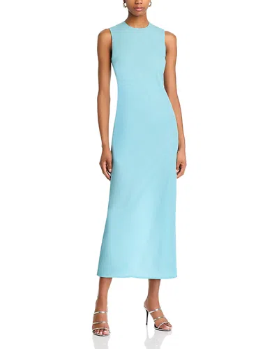 Rosetta Getty Sleeveless Sheath Dress In Aqua