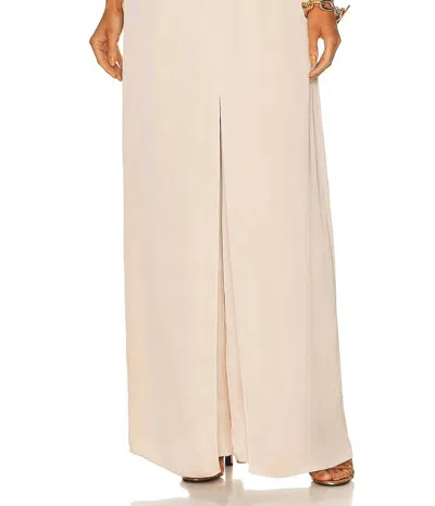 Rosetta Getty Split Front Pant Fluid In Clay In Grey