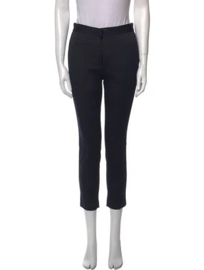Pre-owned Rosetta Getty Straight Leg Pants In Black