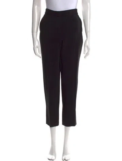 Pre-owned Rosetta Getty Straight Leg Pants In Black