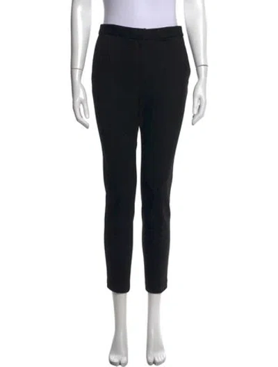 Pre-owned Rosetta Getty Straight Leg Pants In Black