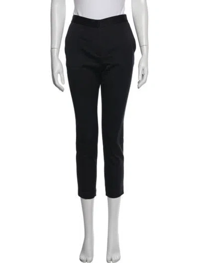 Pre-owned Rosetta Getty Straight Leg Pants In Black