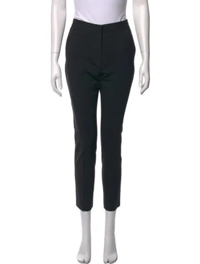 Pre-owned Rosetta Getty Straight Leg Pants In Black