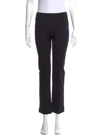 Pre-owned Rosetta Getty Straight Leg Pants In Black