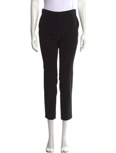 Pre-owned Rosetta Getty Straight Leg Pants In Black