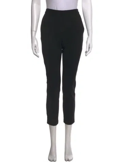 Pre-owned Rosetta Getty Straight Leg Pants In Black