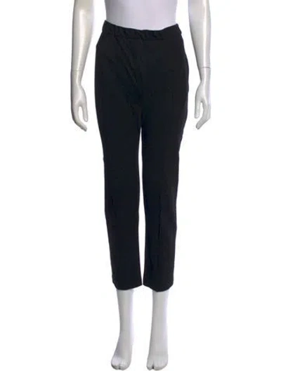 Pre-owned Rosetta Getty Straight Leg Pants In Black